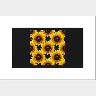 Sunflower 1 Tile (Detailed) Posters and Art